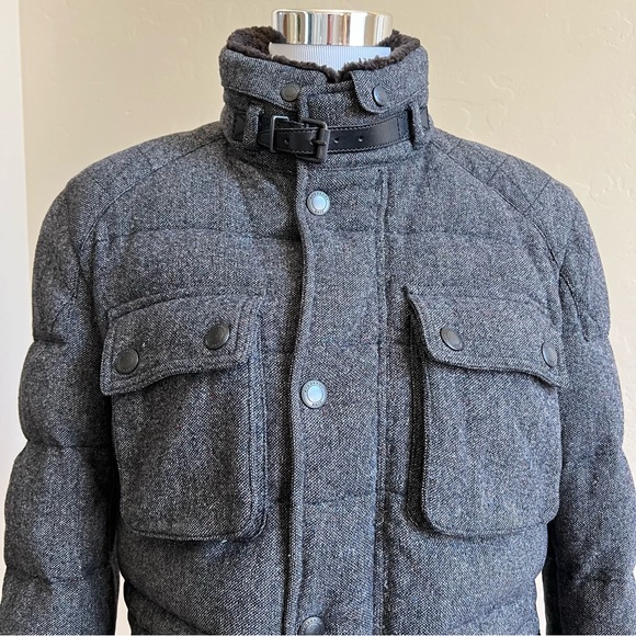 NWOT! Burberry Wool Duck Down Filled Utility Jacket Sz S W/T Auth Cert $2,150 - Picture 6 of 17